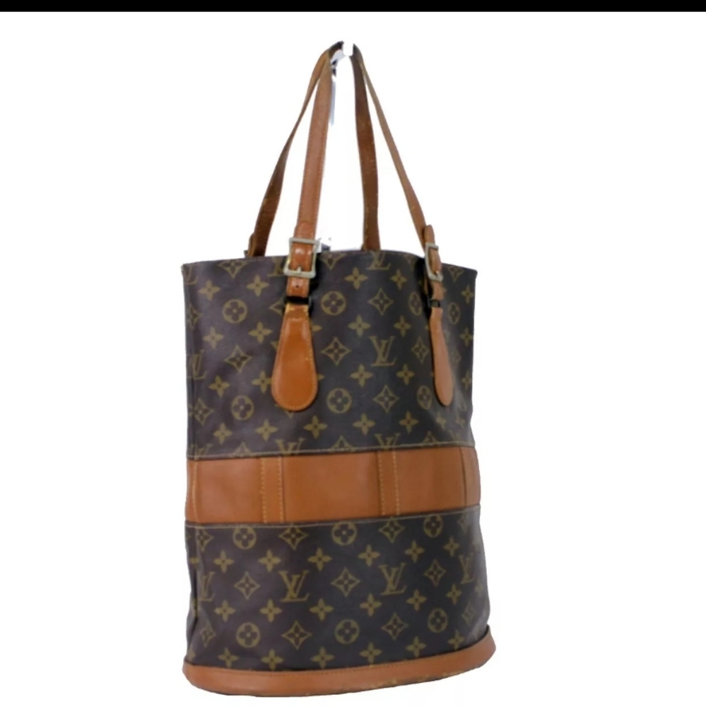PRICE DROP!Rare VTG Louis Vuitton Monogram Marais Bucket Purse Handbag LV 1970s
